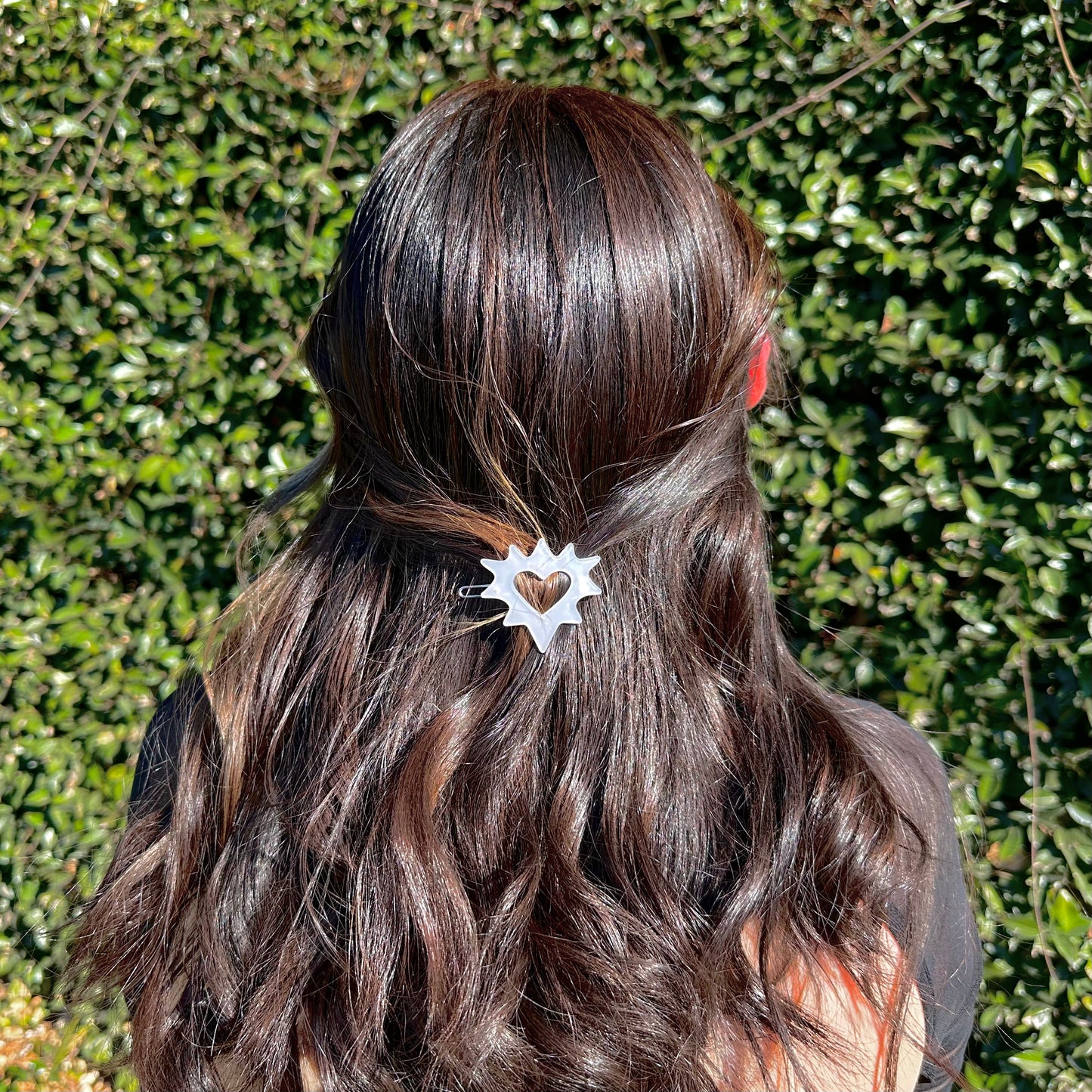 Spiked Heart Hair Clip