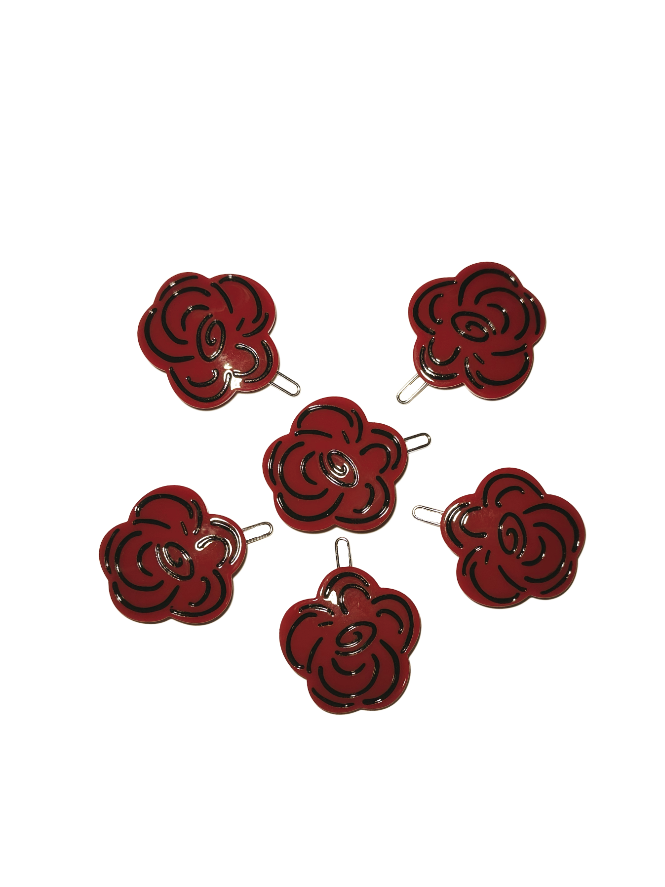 A Lover’s Rose Hair Clip