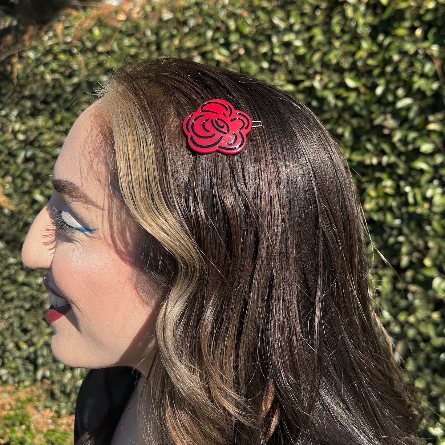 A Lover’s Rose Hair Clip