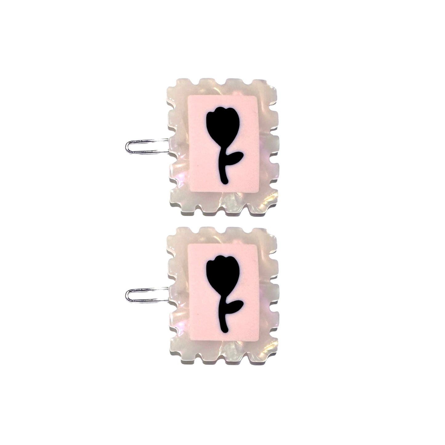 Flower Stamp Pair