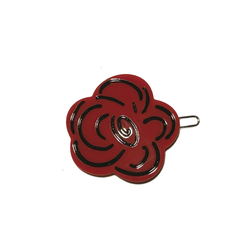 A Lover’s Rose Hair Clip