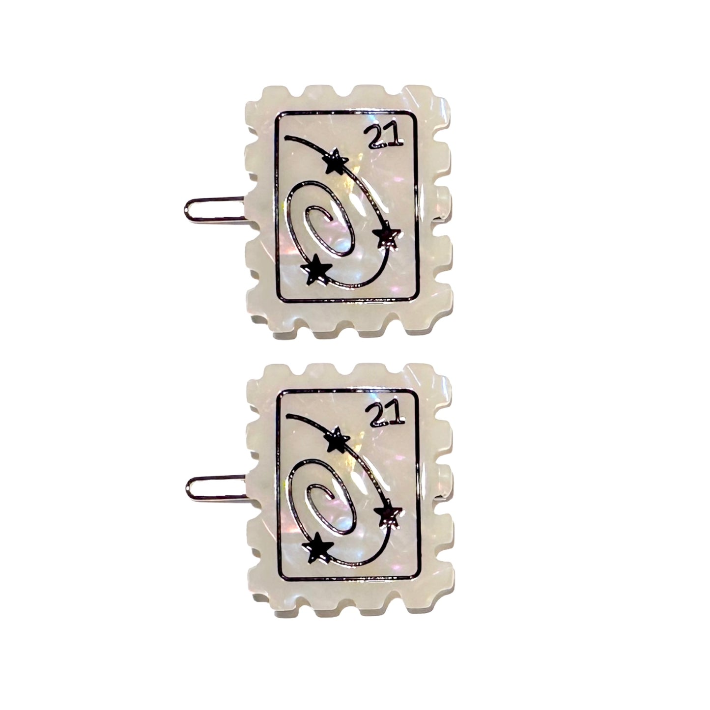 Stars Stamp Pair (Black Version)