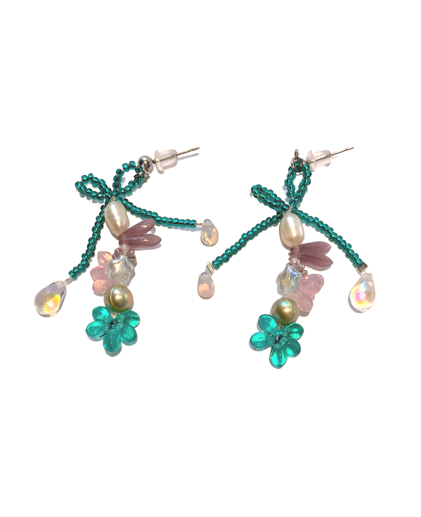 Sea Ribbon Earrings