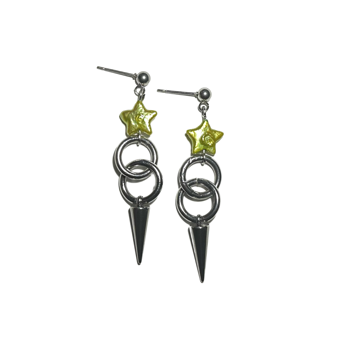 Green Dagger Studs