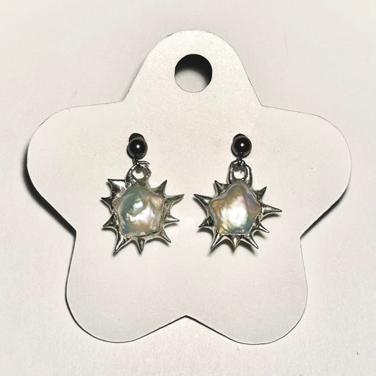 Spiked Star Earrings